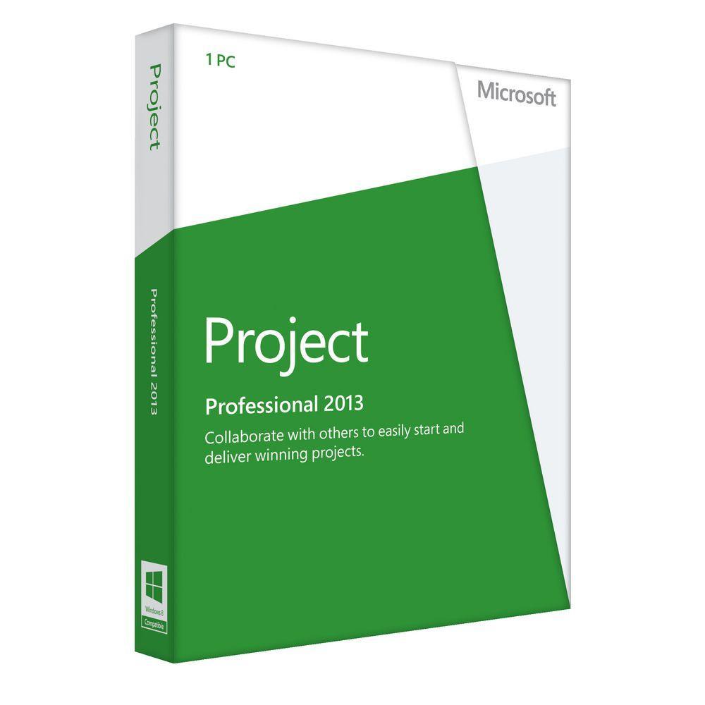 MICROSOFT PROJECT PROFESSIONAL 2013-32-BIT/X64 ENGLISH DVD